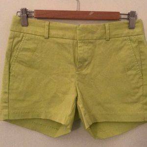 Banana Republic lime green petite shorts